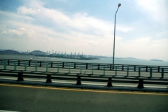 Дорога в международный аэропорт в Инчхоне.